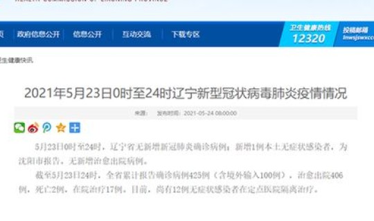 辽宁新增一例无症状感染者轨迹查询 当地针对此情况采取了什么举措