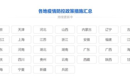 北京疫情防控政策调整，北京防疫政策最新规定是什么