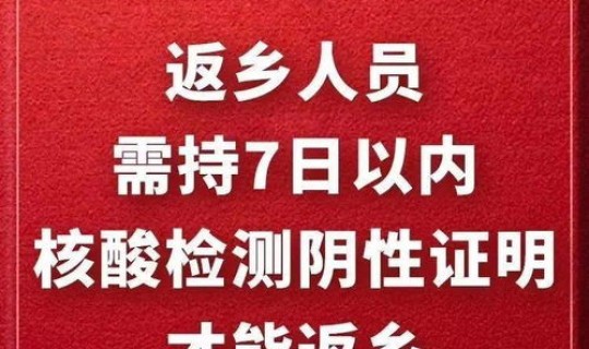 返乡7日内核酸检测从哪天算，返乡七天核酸检测是什么意思