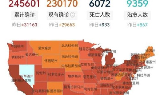 美国现在的疫情怎么样严重吗，美国得疫情现在怎么样