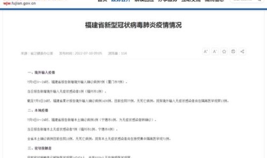 福建新增本土确诊20例源头(11月20日福建省报告新增本土确诊病例20例) 福建新增本土确诊20例源头(11月20日福建省报告新增本土确诊病例20例)