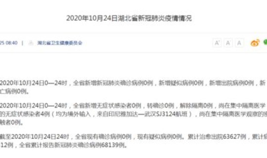 临沂新增4例，10月24日临沂新增6例新冠阳性无症状感染者