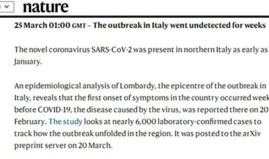 北京疫情1号病人，意大利新冠1号病人出现时间是什么时候