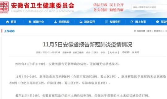 六安新冠疫情确诊病例 11月24日六安舒城县新增2例新冠病毒阳性感染者