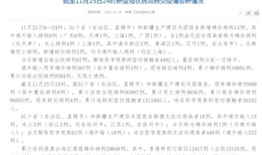 北京疫情最新消息今天新增病例38例(11月8日0至24时北京新增32例本土确诊和48例无症状)