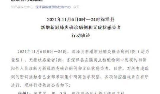 河北省新增病例行动轨迹(河北南宫新增6例新冠感染病例)