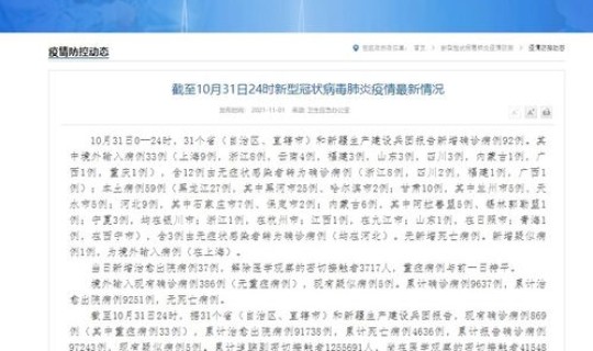 永川新增病例，10月31日永川新增7例本土确诊病例